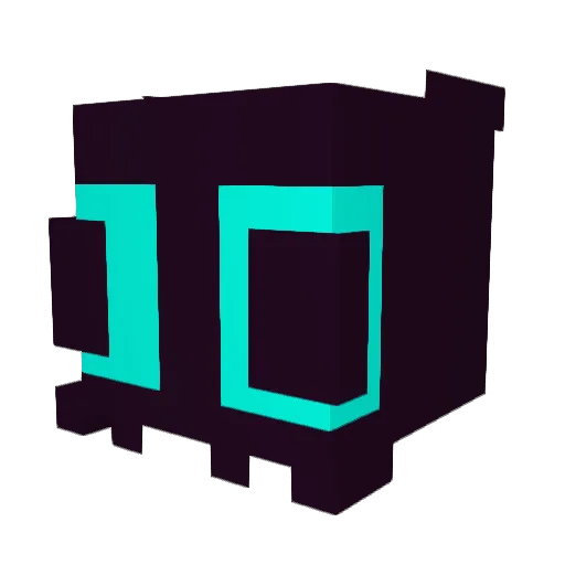Iphyang Minecraft avatar head, 3D render