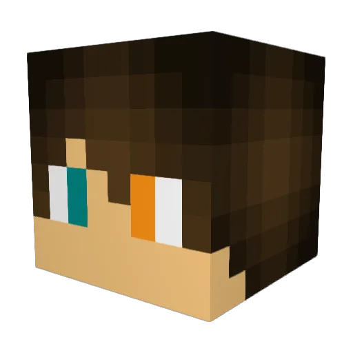 Iplays26 Minecraft avatar head, 3D render