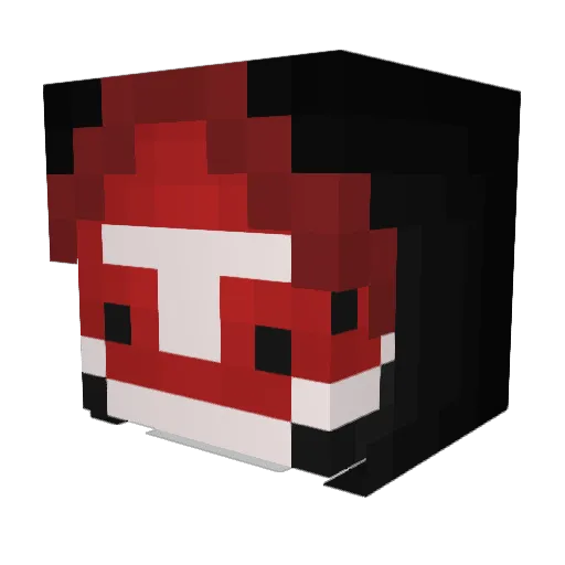 Ipodman12345 Minecraft avatar head, 3D render