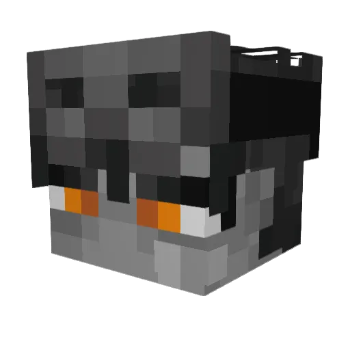 IpolerHerb Minecraft avatar head, 3D render