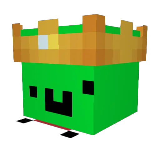 Iqrx_ Minecraft avatar head, 3D render