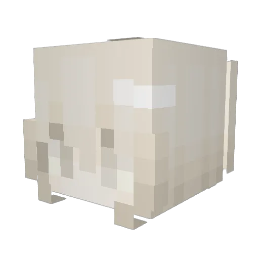 Ir1_npc Minecraft avatar head, 3D render