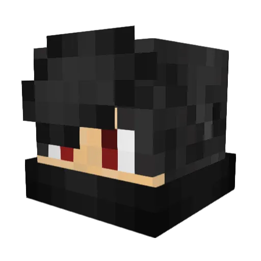 IrDerpy Minecraft avatar head, 3D render