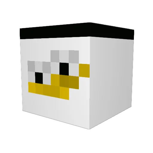 IraUltima Minecraft avatar head, 3D render