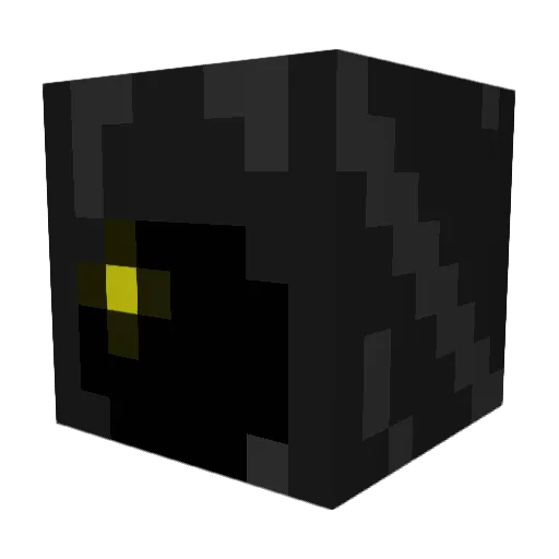 Iracondus Minecraft avatar head, 3D render