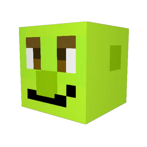 Iram03 Minecraft avatar head, 3D render