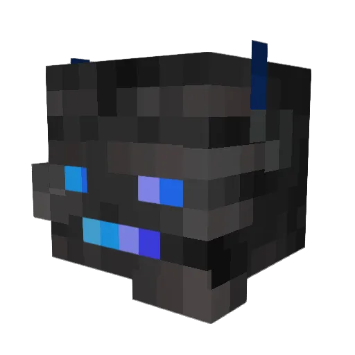 Irandel_tracks Minecraft avatar head, 3D render