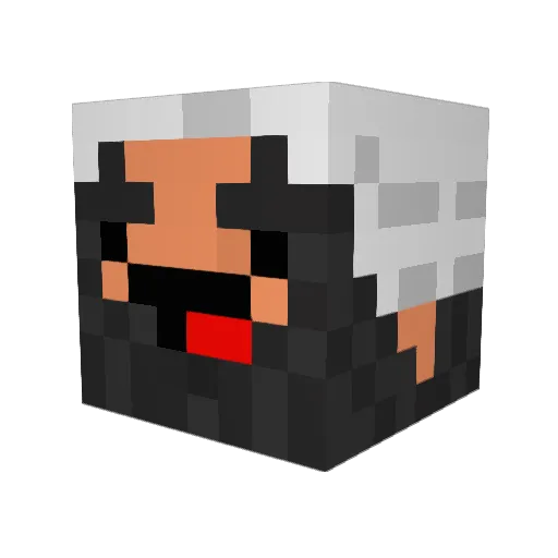 IraqiBoyz Minecraft avatar head, 3D render