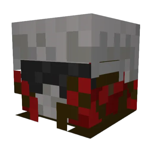 IrateTiger0 Minecraft avatar head, 3D render