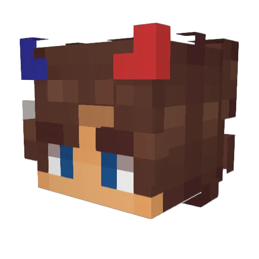 Irazor56 Minecraft avatar head, 3D render