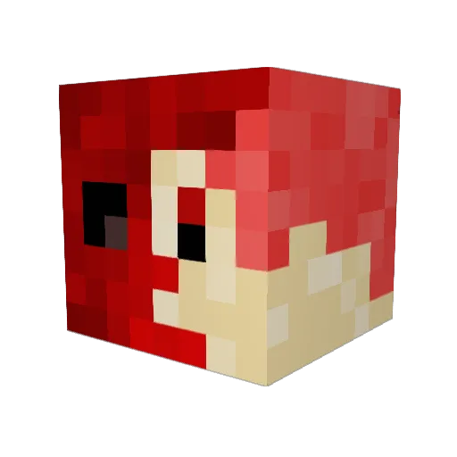 Ireene900 Minecraft avatar head, 3D render