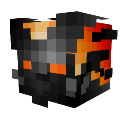 Irelzzang Minecraft avatar head, 3D render