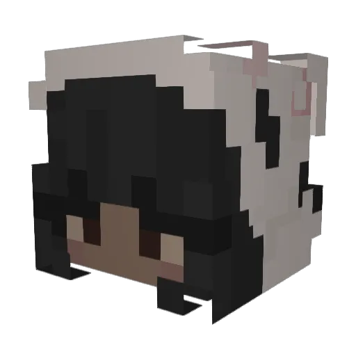 Irene_I Minecraft avatar head, 3D render