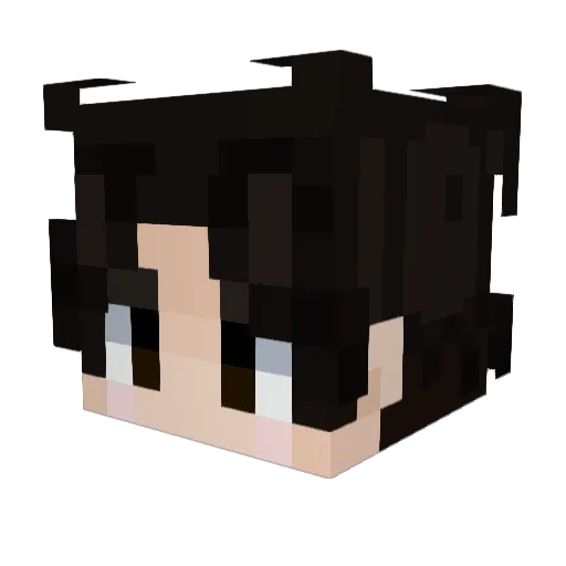 IrenicTV Minecraft avatar head, 3D render