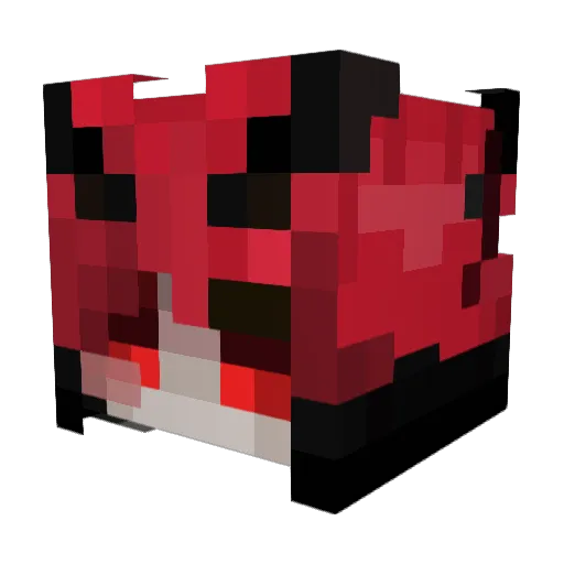 Irenis Minecraft avatar head, 3D render