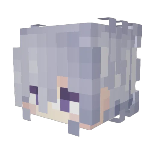IridescentCoffin Minecraft avatar head, 3D render