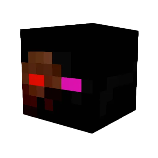 IridiumMoose Minecraft avatar head, 3D render