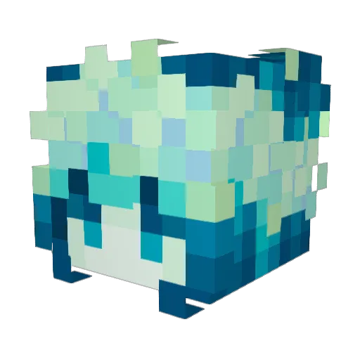 Iris566 Minecraft avatar head, 3D render