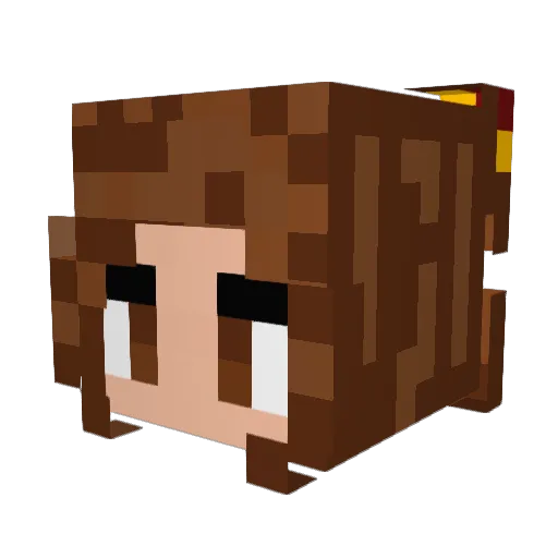 IrisAlexandra Minecraft avatar head, 3D render