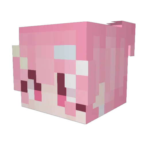 IrisPLayz Minecraft avatar head, 3D render