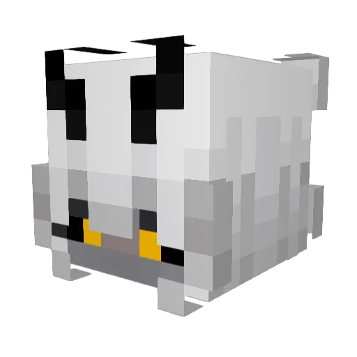 Iris_o7 Minecraft avatar head, 3D render
