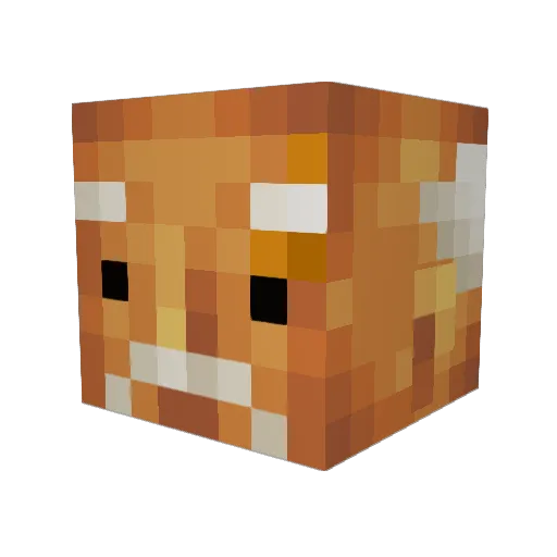 IrishBoi420 Minecraft avatar head, 3D render
