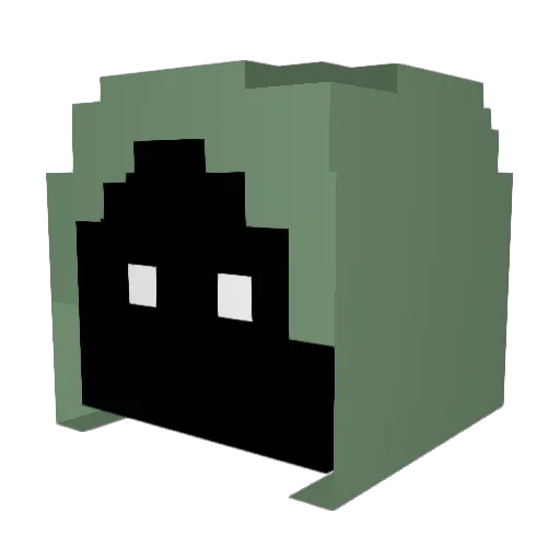 IrishBorn82 Minecraft avatar head, 3D render