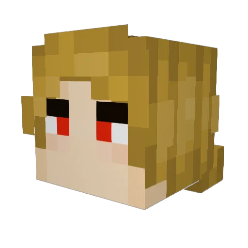 IrishDounut Minecraft avatar head, 3D render