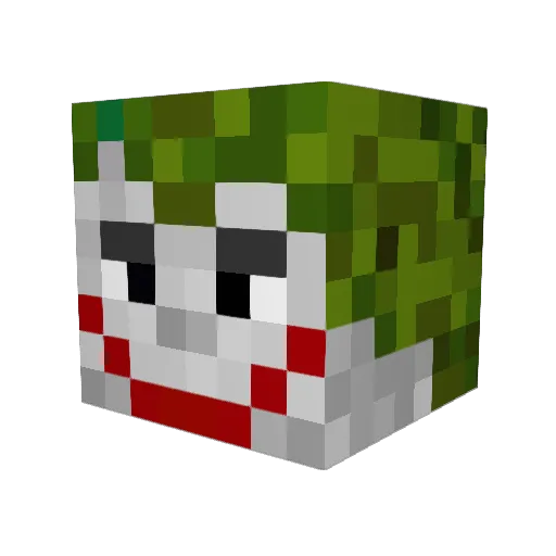 IrishFighter53 Minecraft avatar head, 3D render