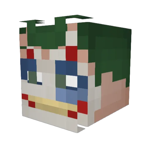 Irish_Flowers Minecraft avatar head, 3D render