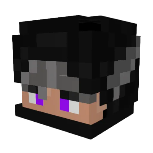 Irishva Minecraft avatar head, 3D render