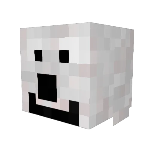 Irishxx Minecraft avatar head, 3D render