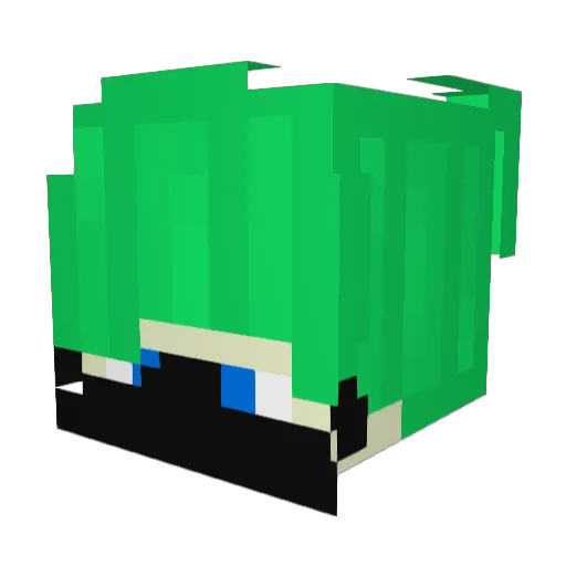 Irkutsk38 Minecraft avatar head, 3D render