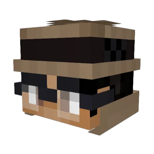 IroNicBLadEz Minecraft avatar head, 3D render