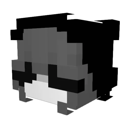 IroX1337 Minecraft avatar head, 3D render