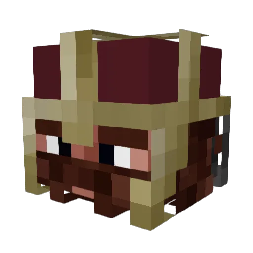 Irokezy Minecraft avatar head, 3D render
