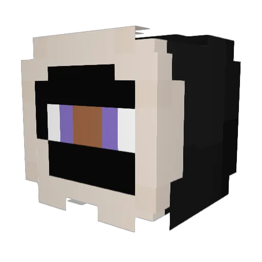 Iron1531 Minecraft avatar head, 3D render