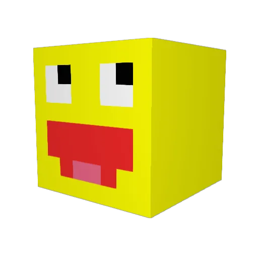 IronCaillou Minecraft avatar head, 3D render