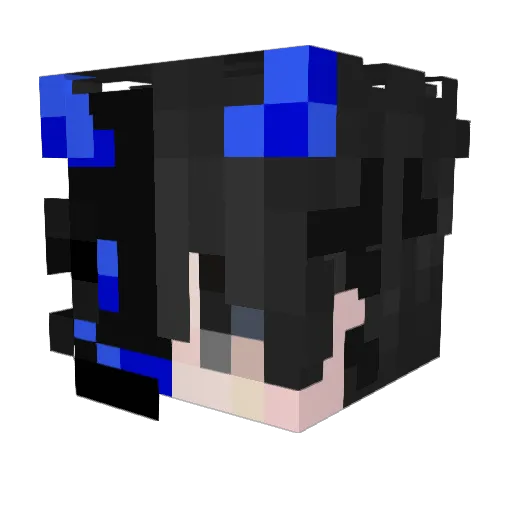 IronCauaca Minecraft avatar head, 3D render