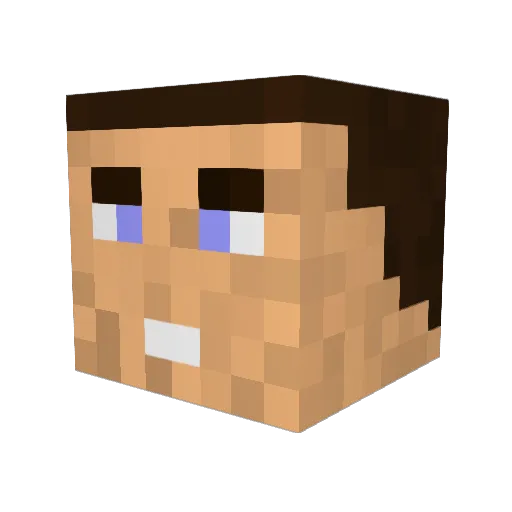 IronClimber77 Minecraft avatar head, 3D render