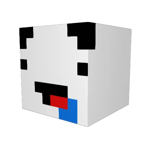 IronCreeperGamer Minecraft avatar head, 3D render