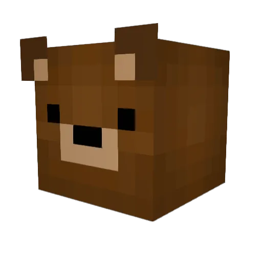 IronEagleAK Minecraft avatar head, 3D render
