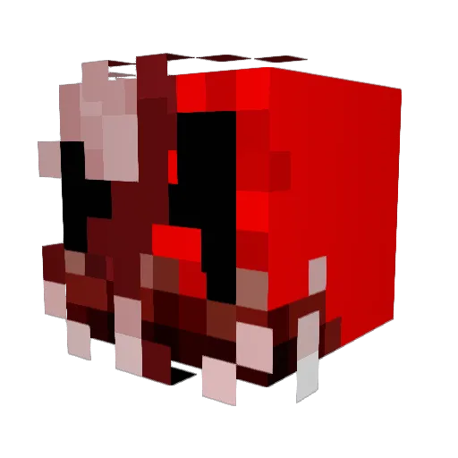 IronGlat Minecraft avatar head, 3D render