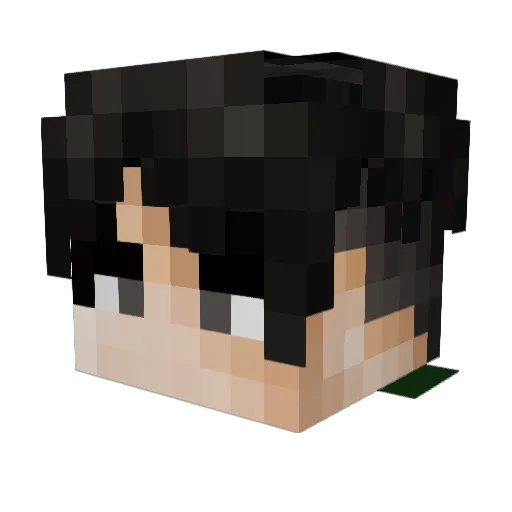 IronJoestar Minecraft avatar head, 3D render