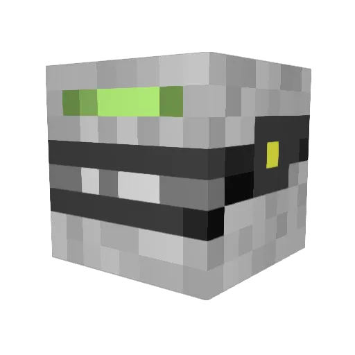 IronKnack Minecraft avatar head, 3D render
