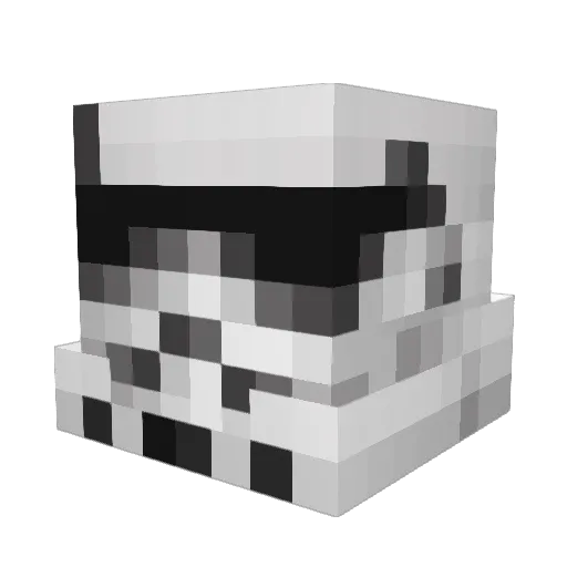 IronMaiden2 Minecraft avatar head, 3D render
