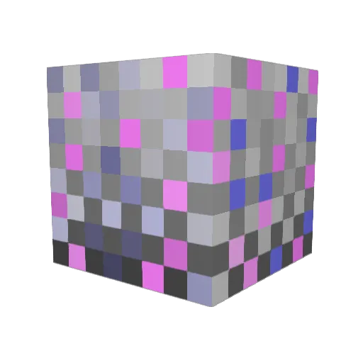IronMakis Minecraft avatar head, 3D render