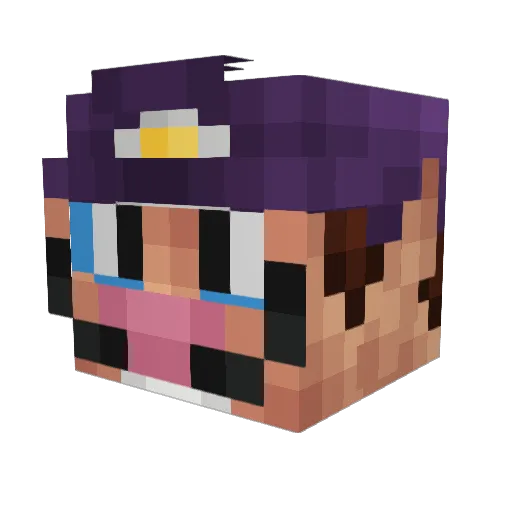 IronMan421 Minecraft avatar head, 3D render