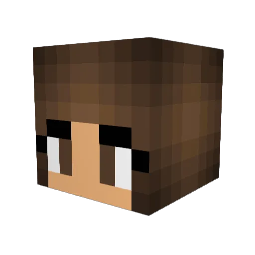 IronRose816 Minecraft avatar head, 3D render