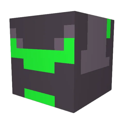 IronStriker117 Minecraft avatar head, 3D render